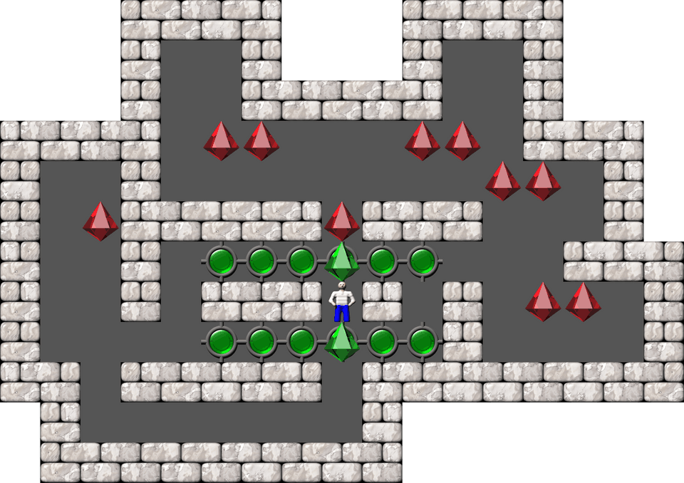 Sokoban Kevin B. Reilly Arranged level 47